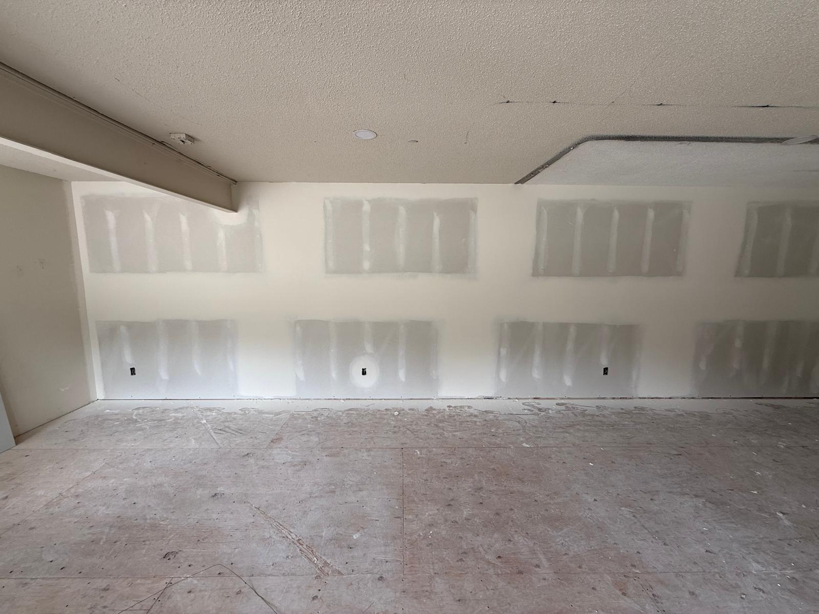 Finished basement project