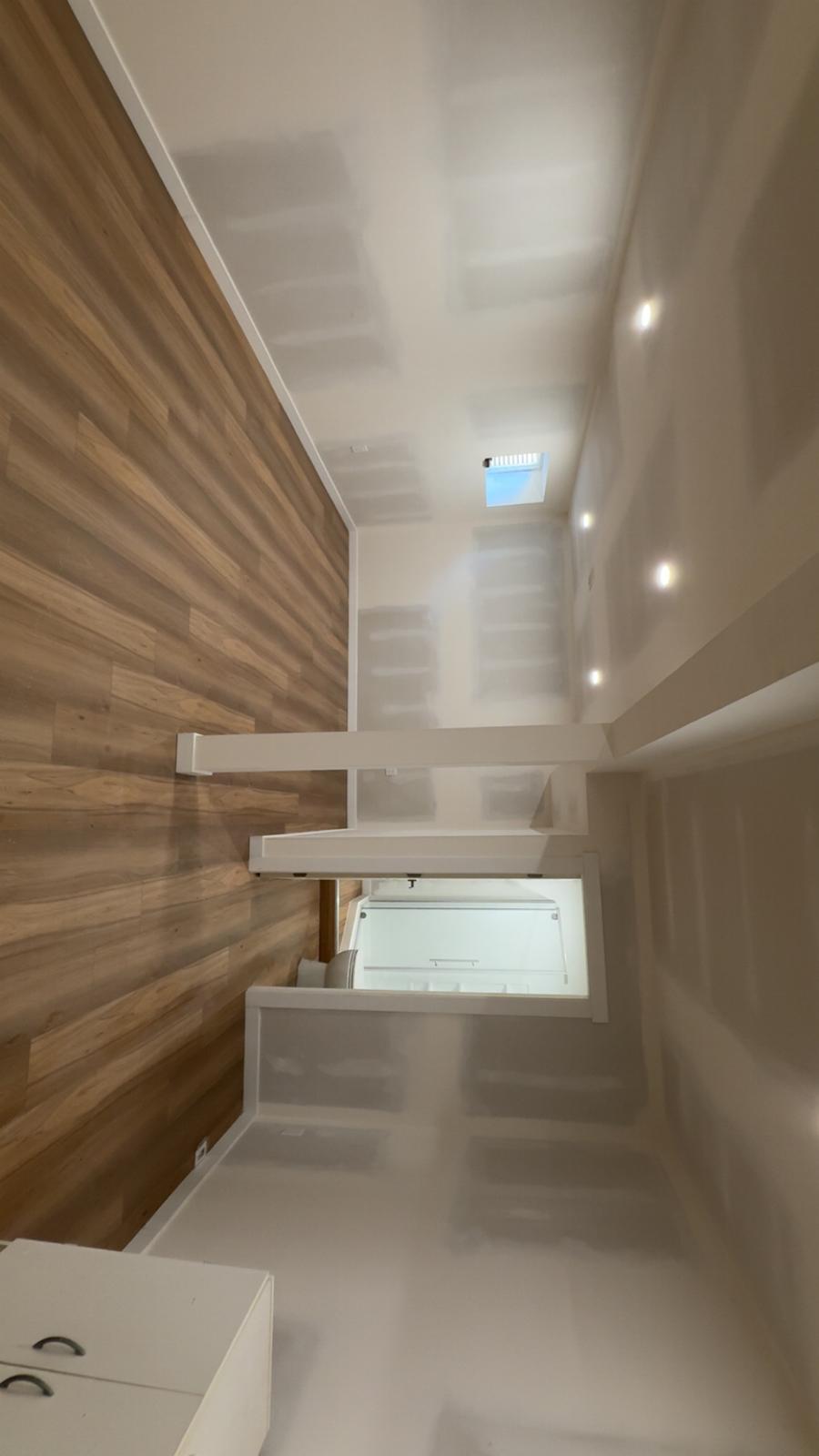 Basement renovation progress