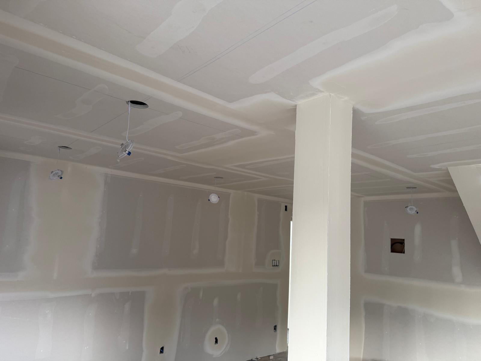 Drywall finishing project
